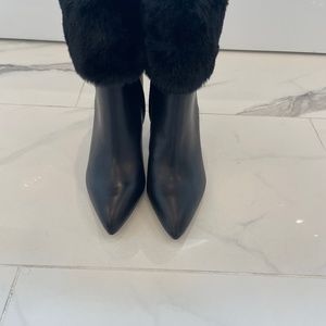 Sam Edelman Booties With Fur *Never Worn*